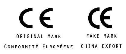 CE logo comparison